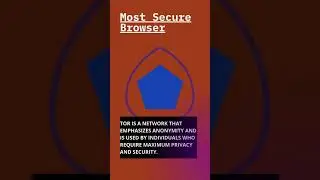 Tor Browser Dark Web Privacy Focus #tech #internet #privacy