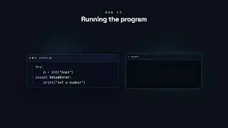 try / except - Python for Beginners