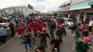2012 World unicycling champions: Christian Huriwai and Sam LaHood