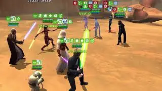 JKR, JKL, Bastila, Old Ben and HYoda vs SLKR and friends