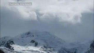 Chamonix Mont Blanc timelapse