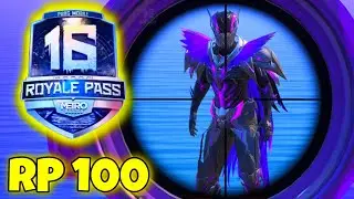 NEW SEASON 16 RP 100 - MAX😍 | PUBG MOBILE