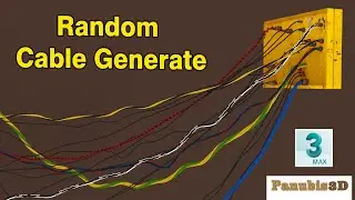 Random Cable Generate Script for 3DsMax