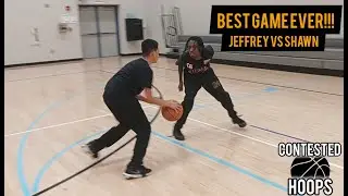 the GREATEST 1V1 in CONTESTED HOOPS | Shawn vs Jeffrey