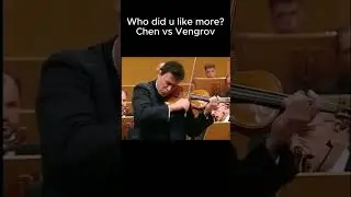 Who played the ysaye sonata 3 last page better?  #raychen #violin #classicalmusic