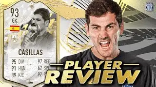 93 PRIME ICON MOMENTS CASILLAS PLAYER REVIEW - SBC PLAYER - FIFA 22 ULTIMATE TEAM