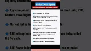Share Market Latest Update l JFSL &bull; Vodafone &bull; Adani power &bull; Defence Stocks &bull; Hindalco &bull; Brightcom