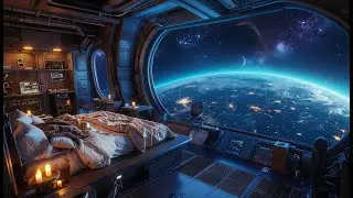 🎵 Astryx Station: Quiet Orbit above Earth| Space Ambient Music | Deep Focus & Sleep | 3 hours