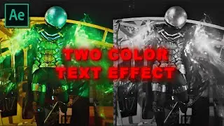 TWO COLOR TEXT EFFECT | After Effects Tutorial