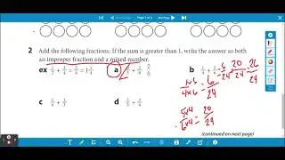 Fraction Action Homework