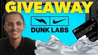 Giveaway RTFKT x NIKE Dunk NFT Sneakers Minting Live.