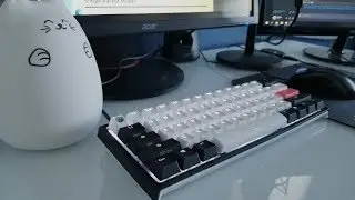 stock Ducky One 2 mini cherry mx black typing sound test