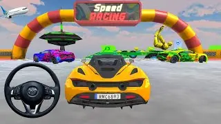 Impossible Stunt Space Car Racing 2021   -    Android Gameplay  #&radic;&radic;&radic;