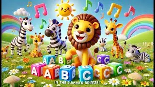 Animal ABCs in the Summer Breeze! 🌞🦁🎶 | Animal Sounds and Fun Kids Song
