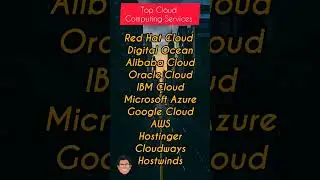 Top Cloud Computing Services #coding