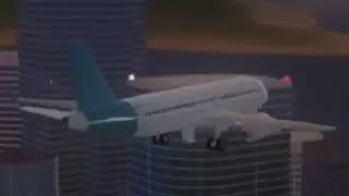 Plane water landing