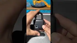 🔒📱Smart Fingerprint Padlock One Touch, Total Safety 🚪👜