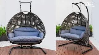 Double Swing Egg Chair Installation | Full Assembly Guide for 2-Person Hanging Chair