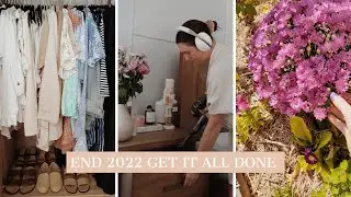 🌿 END OF YEAR GET IT ALL DONE | Preparing for 2023: Cleaning, Gardening and Self Care | CARLY MORTON