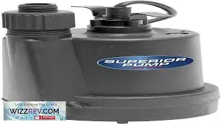 1 4 HP Utility Pool Water Pump Submersible Thermoplastic Flooding Drain Black