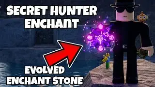 How To Use Evolved Enchant Stone And Get the Secret Hunter - Fish it New update!