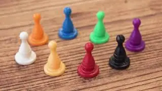 Plastic Chess Pawn Game Piece