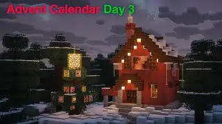 i built a cozy barn cabin [Cabins of Christmas Day 3]