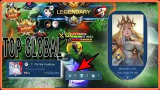 Kadita Top Global 1 by Oh My Kaditaa ‼️Support Meta Win Rate 59.6% Match 6281