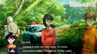 Digimon Survive - Blocking road & Enter through tunnel & Prologue Blooming Road - Nintendo Switch
