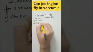 Jet engine in Vaccum #physics