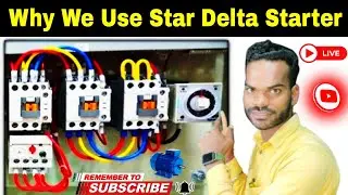 Why Star Delta Starter Used In Motor | DOL Starter. Star Delta Starter Information I Dost Nimai |