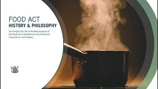 History & Philosophy of the Food Act \\ Sally Johnston Podcast