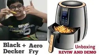 Unboxing + Review : Black & Decker AF400 Aero-fryer