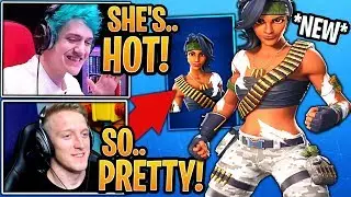 Streamers React to the *NEW* Bandolette Skin in the Item Shop! - Fortnite Moments