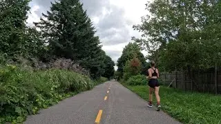 Relaxing bicycle ride, Quebec City, Summer