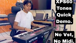 ROLAND XPS60 INDIAN TONES QUICK DEMO..  NO VST, NO MIDI, NO MAINSTAGE.