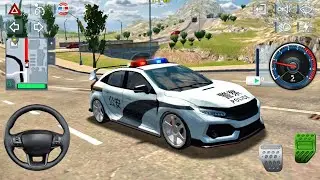 City Police Honda Civic Crazy Theft Rescue - Police Simulator : Car Patrol - Android Gameplay