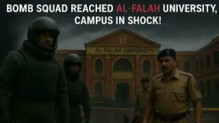BOMB SQUAD pahuchi AL-FALAH UNIVERSITY, Campus high ALERT par! | Delhi Bomb Blast latest update