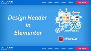 03. Design Header in Elementor - Wordpress