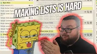 Making 500 Point Warhammer Lists