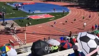 Senior Chris Fusaro 800M Run PR