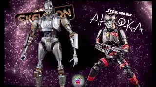 StarWars BlackSeries Sm33 & NightTrooper (from Ahsoka & Skeleton Crew)Unbox & 2x Review w Stopmotion