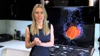 Digital Print Glass Splashback - Apple Splash