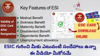 Complete details of ESIC (Employees' State Insurance Card) || Doubts clarification Session #esic