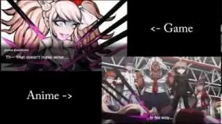 Dangan Ronpa - Mukuro Ikusaba's Death Comparison! (PSP vs. Anime)