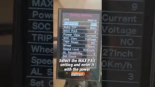 Change Bafang Assist Levels (3/5/9) on DP C18! 🔧 #ebike #bafang