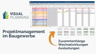 Digitales Projektmanagement im Baugewerbe (mit Visual Planning)