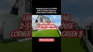Land Area 3360sf | 5r4b 2-Storeys #CornerLot Linkhouse #Elmina Green 3 #MillionPropertyMY