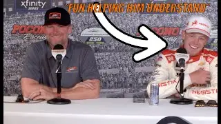 Dale Jr on Driver Coaching Connor Zilisch: 