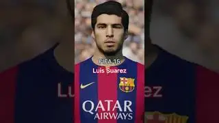 Luis Suarez Evolution From FIFA 14 To 22 #Shorts #FIFA22 #FUT